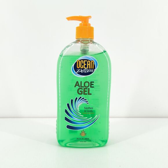 Ocean Potion Suncare Aloe Gel Soothes Cools 20.5 fl oz / 605 mL 90% FULL